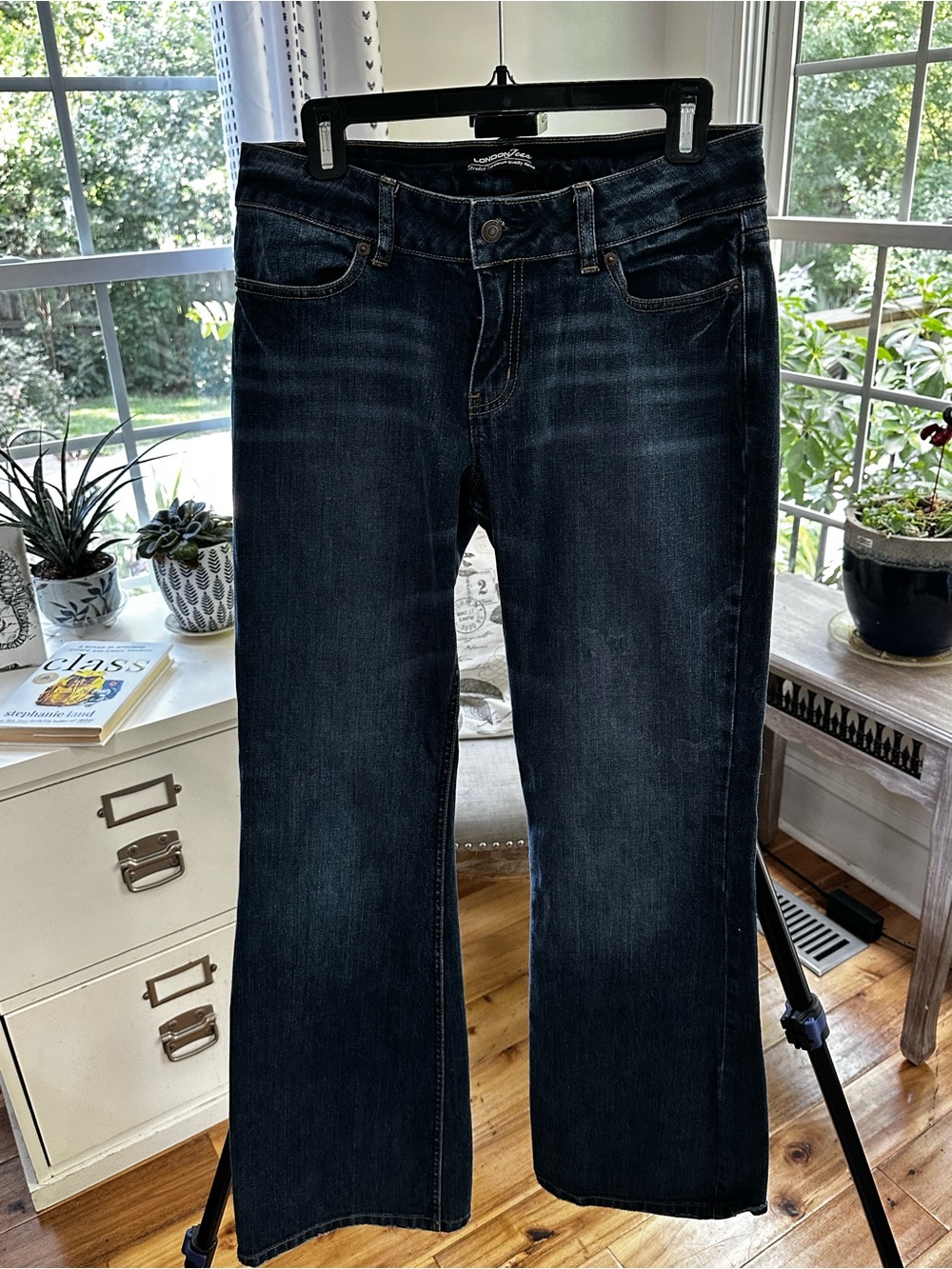 LONDONJEAN Dark Indigo Flare Jeans